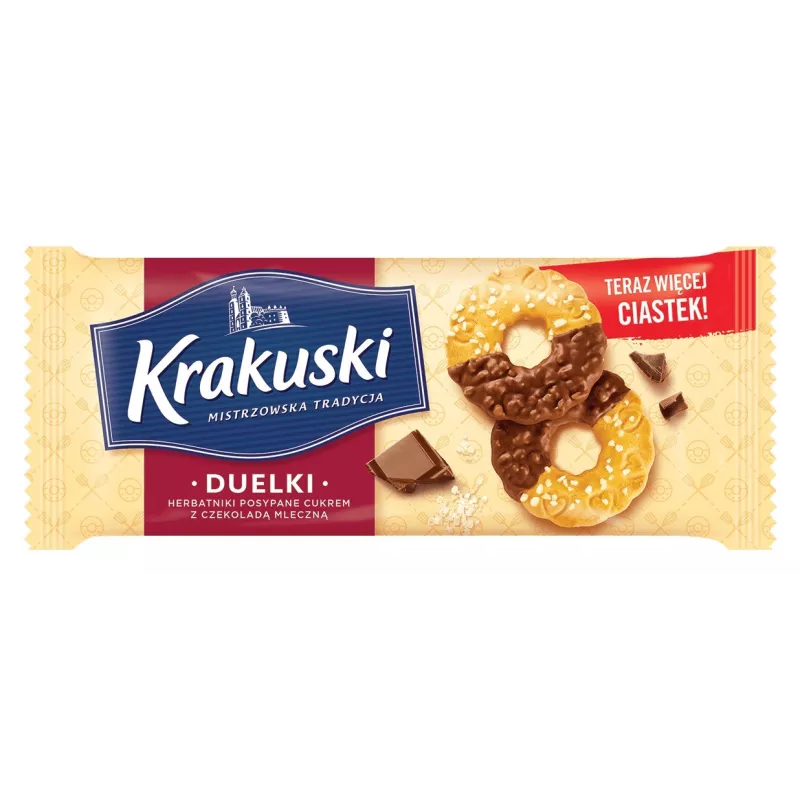 Krakuski Deserowe z cukrem 200 g Krakuski Deserowe z cukrem 200 g