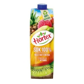 Hortex Sok Multiwitamina 100% 1l. x 6 sztuk