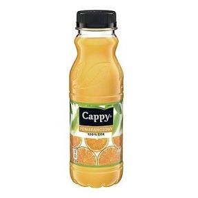 Cappy Sok pomarańczowy 330 ml X 12 SZTUK