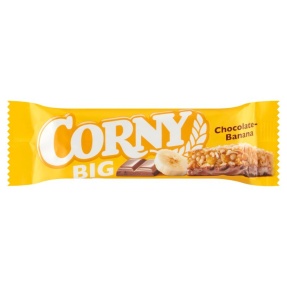CORNY Big Baton zbożowy czekoladowo-bananowy 50g x 24 sztuki