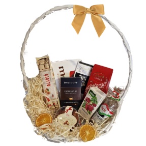 Kosz Świąteczny Zestaw Prezentowy z Ferrero Giotto nr 4