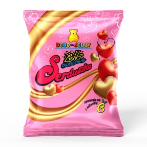 Cymes Bobo - Jelly żelki Serduszka 80g x 25 sztuk