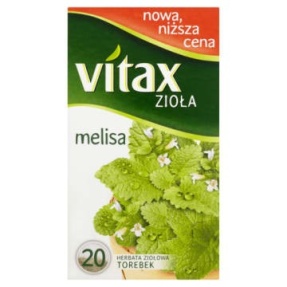 VITAX Zioła Melisa 20 torebek 1 szt