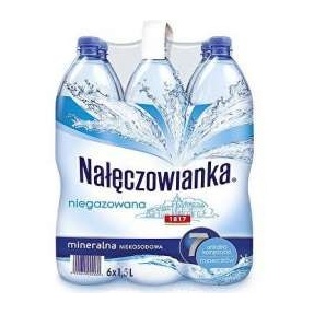 NAŁĘCZOWIANKA 1.5 l. gazowana 504 butelki PALETA